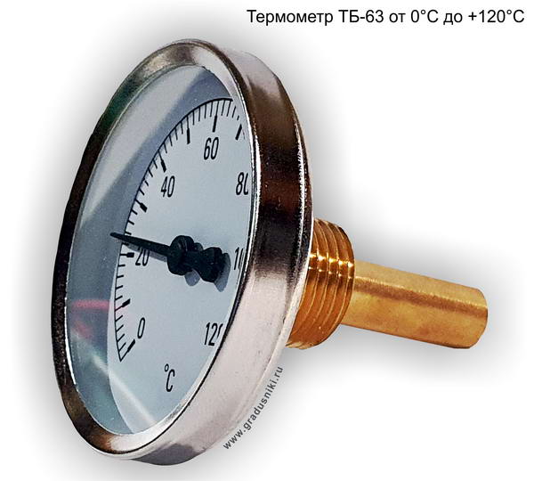 Термометр ТБ-63 от 0С до 120С для самогонного аппарата, г.Санкт-Петербург, СПб