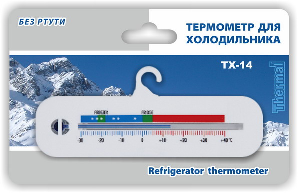 Термометр ТХ-14 для холодильников, морозильных витрин и погребов