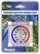 Термометр для пластиковых окон ТС-25 в блистере на 4-х «липучках» 