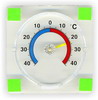 Термометр для пластиковых окон ТС-21 в белой коробочке на 4-х «липучках» 