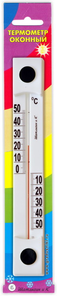 Термометр для пластиковых и деревянных окон ТО-3