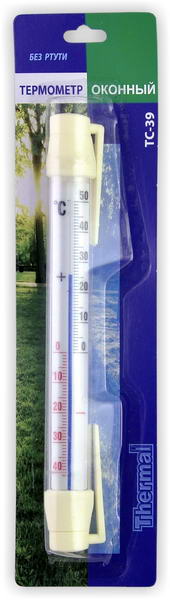 Термометр для деревянных окон ТС-39 в блистерной упаковке
