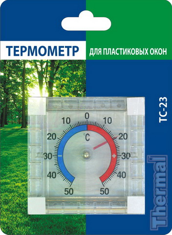 Термометр для пластиковых и деревянных окон ТС-25