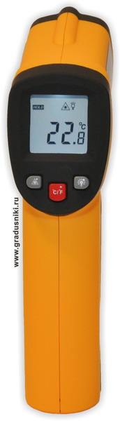 Пирометр - цифровой электронный бесконтактный инфракрасный термометр (ИК) DT-550 до +550°C, г.Санкт-Петербург