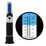 Рефрактометр АТС-40 - оптический прибор для измерения содержания спирта 0-25, плотности по шкале BRIX (БРИКС) 0-40 