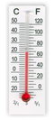 Термометр комнатный Рекламный 45х15 мм для рекламных сувениров на бумажной основе 
