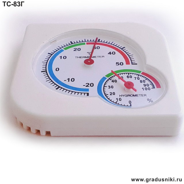 Термометр-гигрометр комнатный ТС-83Г, г.Санкт-Петербург