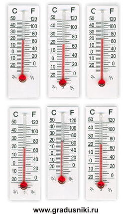 Термометр рекламный 45 х 15 мм для рекламных сувениров