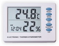 Термометр цифровой электронный ТЕ-121 температура в комнате + гигрометр + часы-будильник 