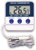 Термометр цифровой электронный ТЕ-144 in-out + звуковая сигнализация 