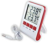 Термометр цифровой электронный ТЕ-214 для одновременного измерения температуры в помещении и на улице 