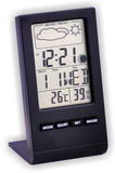 Термометр цифровой электронный ТЕ-822 настольная метеостанция: термо-гигрометр, прогноз погоды, часы-будильник-календарь 