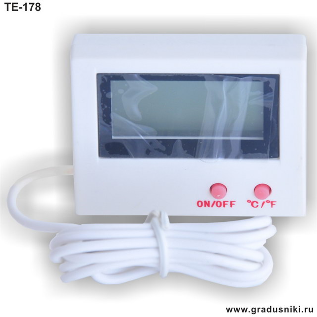 Цифровой электронный термометр ТЕ-178 для дома, для холодильника, для улицы, г.Санкт-Петербург