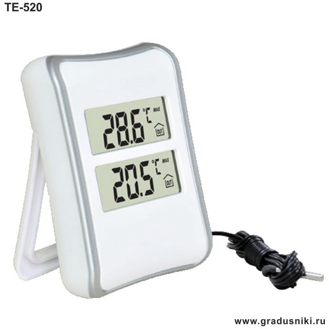 Цифровой электронный термометр ТЕ-520 для дома и улицы, г.Санкт-Петербург