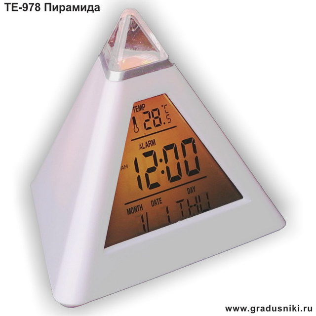 Цифровой электронный термометр ТЕ-978 Пирамида для дома, для холодильника, для улицы, г.Санкт-Петербург