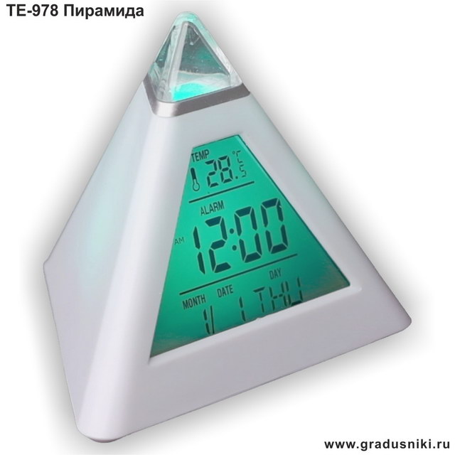 Цифровой электронный термометр ТЕ-978 Пирамида для дома, для холодильника, для улицы, г.Санкт-Петербург